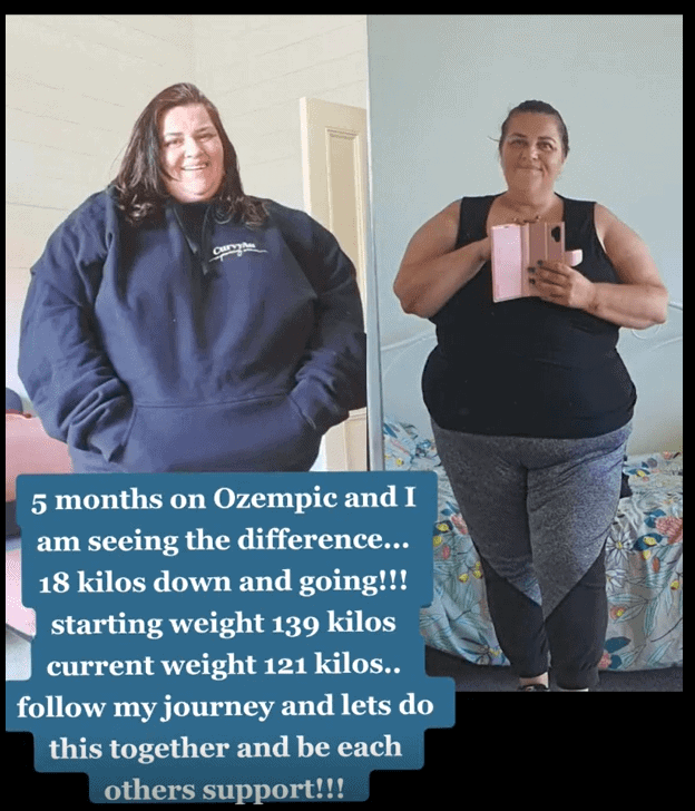 5 Months Ozemic Weight Loss 